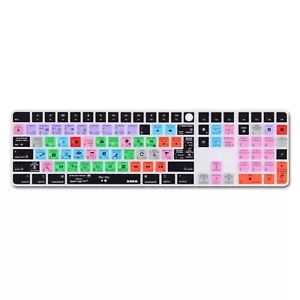 XSKN Logic Pro Keyboard Cover Skin for 24" iMac Magic Keyboard and Numeric A2520 - Picture 1 of 10