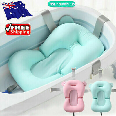 Baby Bath Tub Pillow Pad Air Cushion Mat Floating Soft Seat Infant-Newborn • 15.49$