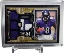2015 Topps Museum Collection Quad Relics Breshad Perriman RC Card RQR-BP #/99