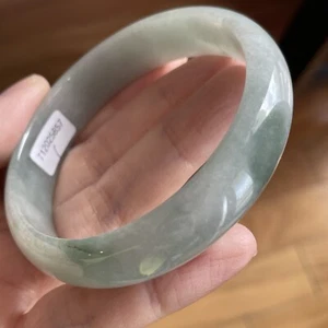 59 Mm Untreated Genuine burmese jadeite bangle bracelet Grade A - Imagen 1 de 11