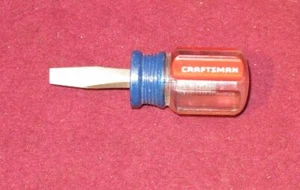 Vintage Craftsman Stubby Flat Head Screwdriver 4151 1/4" G WF - Picture 1 of 3
