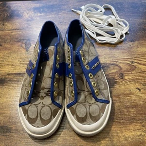 Coach signature slip on sneakers Mika A1851 size 6B - Picture 1 of 12