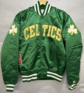 Chaqueta De Colección NBA Starter Boston Celtics Satén Baloncesto Para Hombre Talla Mediana - Imagen 1 de 11