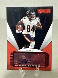 2021 Panini Chronicles Cordarrelle Patterson Auto Red Refractor #D 45/199 - Bild 1 von 2