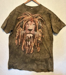 The Mountain Quail Hollow Rasta Lion DJ Graphic Manimals T-Shirt Mens 2XL 2011 - Picture 1 of 10