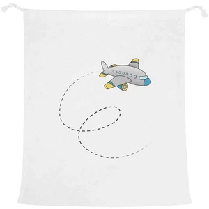 'Cute Airplane Loop' Laundry / Washing / Storage Bag (LB00036796) - Picture 1 of 2