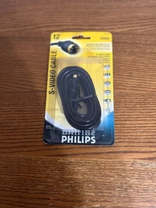 Cable de conexión Philips S-Video 12 pies macho a macho PH61140 nuevo - Imagen 1 de 4