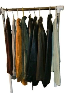 Wholesale Lot of 9 Genuin Leather Jackets Mens/Womens Vintage Small - Large - Picture 1 of 11