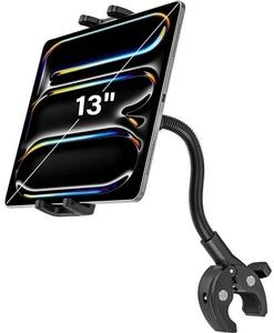 Spin Bike Tablet Halter - Metall Schwanenhals Laufband Tablet Halterung, Anti-Shake... - Bild 1 von 8