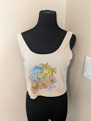 NWT Roxy Jr. Sz. L Crop Tank Top Graphic - Image 1 of 4
