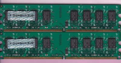 4GB 2x2GB PC2-6400 PRINCETON PTD-DM8400C6/2G DDR2-800 Desktop Ram Memory Kit - Image 1 of 2