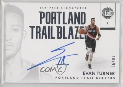 2017-18 Panini Encased Scripted Signatures /99 Evan Turner #SS-ETN Auto - Image 1 of 2
