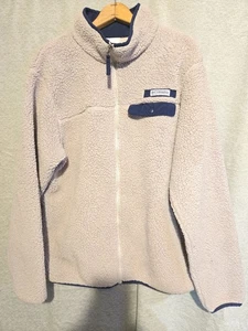 Mens Columbia Zip Up Fleece Jacket Long Sleeve Size L - Picture 1 of 9
