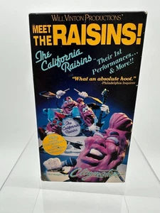 California Raisins Meet The Raisins! VHS Vinton Productions Claymation w/VIDEO - Picture 1 of 7