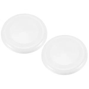 Confezione 2 Disco Volante 9 Pollici 65 Grammi Disco Allenamento Sportivo Bianco - Foto 1 di 6