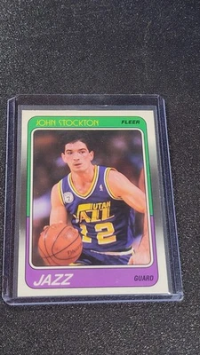 Fleer 1988-89 - John Stockton #115 (RC) Foto 1 de 2
