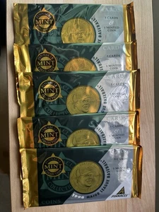 (5) 1998 Pinnacle Mint Collection Baseball Cards And Coins Factory Sealed Packs - Picture 1 of 2