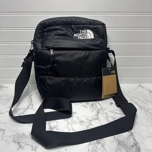 The North Face Nuptse Puffer Crossbody Umhängetasche TNF schwarz - NEU mit Etikett - Bild 1 von 6