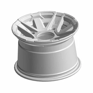 Polaris Wheel, Rear, 12 x 8, Medium Gloss Medium Gloss Black - Picture 1 of 2