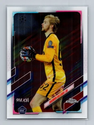2020 Chrome X Steve Aoki UCL Neon Future I /199 Caoimhin Kelleher #35 Rookie RC - Image 1 of 2