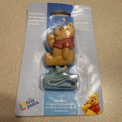 Accesorio chupete vintage 2005 Disney Baby Winnie The Pooh ¡Nuevo en paquete!  Foto 1 de 4