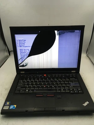 LENOVO THINKPAD T410 -FOR PARTS/BAD LCD- INTEL CORE I5 1ST GEN - 2GB RAM-READ-BB - Image 1 of 4
