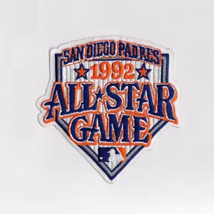 1992 MLB All Star Game San Diego Padres Jack Murphy Stadium Trikot Ärmel Aufnäher - Bild 1 von 1