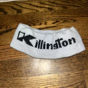 Vintage Killington Vermont Black/White Knit Headband Skiing Winter - Picture 1 of 3