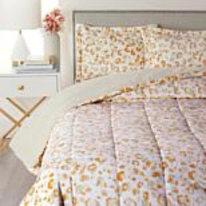 Plush to Sherpa 3-piece Comforter Set - Picture 1 of 2