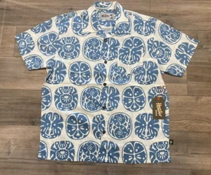 Camisa informal hawaiana Howler Bros Monoloha para hombre M manga corta abotonada campamento - Imagen 1 de 9