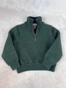 Brooks Brothers Boys 100% Merino Wool 1/4 Zip Sweater Size XS 4-6 - Picture 1 of 6