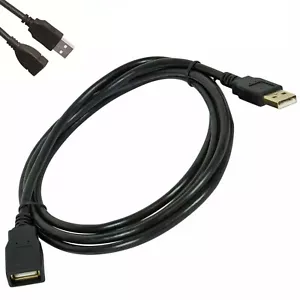 17 Fuß USB 2.0 Stecker auf Buchse M/F Verlängerung Daten Ladekabel Kabel Adapter 17 Fuß - Bild 1 von 6
