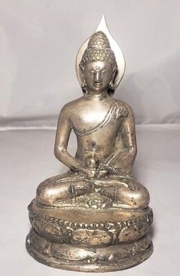  Buddhism Buddha Amitabha  Shakyamuni Hand Casted Statue Made In Indonesia  - Image 1 of 4