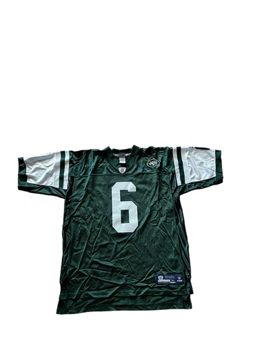 New York Jets MARK SANCHEZ #6 ONFIELD Jersey REEBOK Adult XL NFL Equipment Cover
