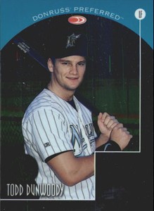 1998 Donruss Collections Preferred Baseball Card #705 Todd Dunwoody