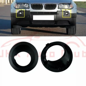 For BMW X3 E83 2004 2005 2006 x Pair Front Bumper Fog Light Cover Trims Bezels - Picture 1 of 7
