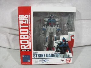 THE ROBOT SPIRITS SIDE MS BANDAI N° 126 GAT - 1 STRIKE DAGGER GUNDAM H. 14 cm WB - Foto 1 di 9