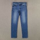 American Eagle Size 12 Long Next Level Stretch Jeans Light Wash Quality Modern