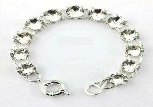 PULSERA CRISTAL TRANSPARENTE MODA CLÁSICA TAMAÑO: 7 PULGADAS - Imagen 1 de 10