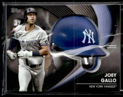 L9,066 - 2022 Topps Update Batting Helmet Black #BHJG Joey Gallo /299 - Image 1 of 2