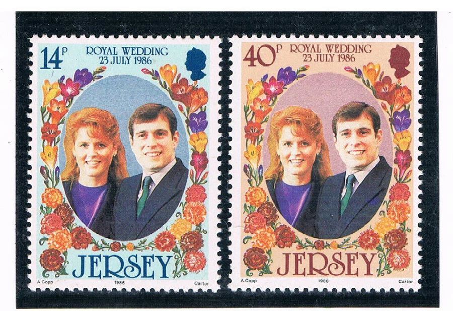 JERSEY 1986 Wedding of Prince Andrew MLH CV $1.60 - Image 1 of 1