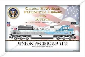 train,4141,Bush,George,Union Pacific,EMD,SD70,Diesel, Engine,Locomotive,ace,70 - Picture 1 of 9