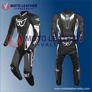 BERIK ONE Piece MEN Motorbike Leather Racing Suit - Picture 1 of 5