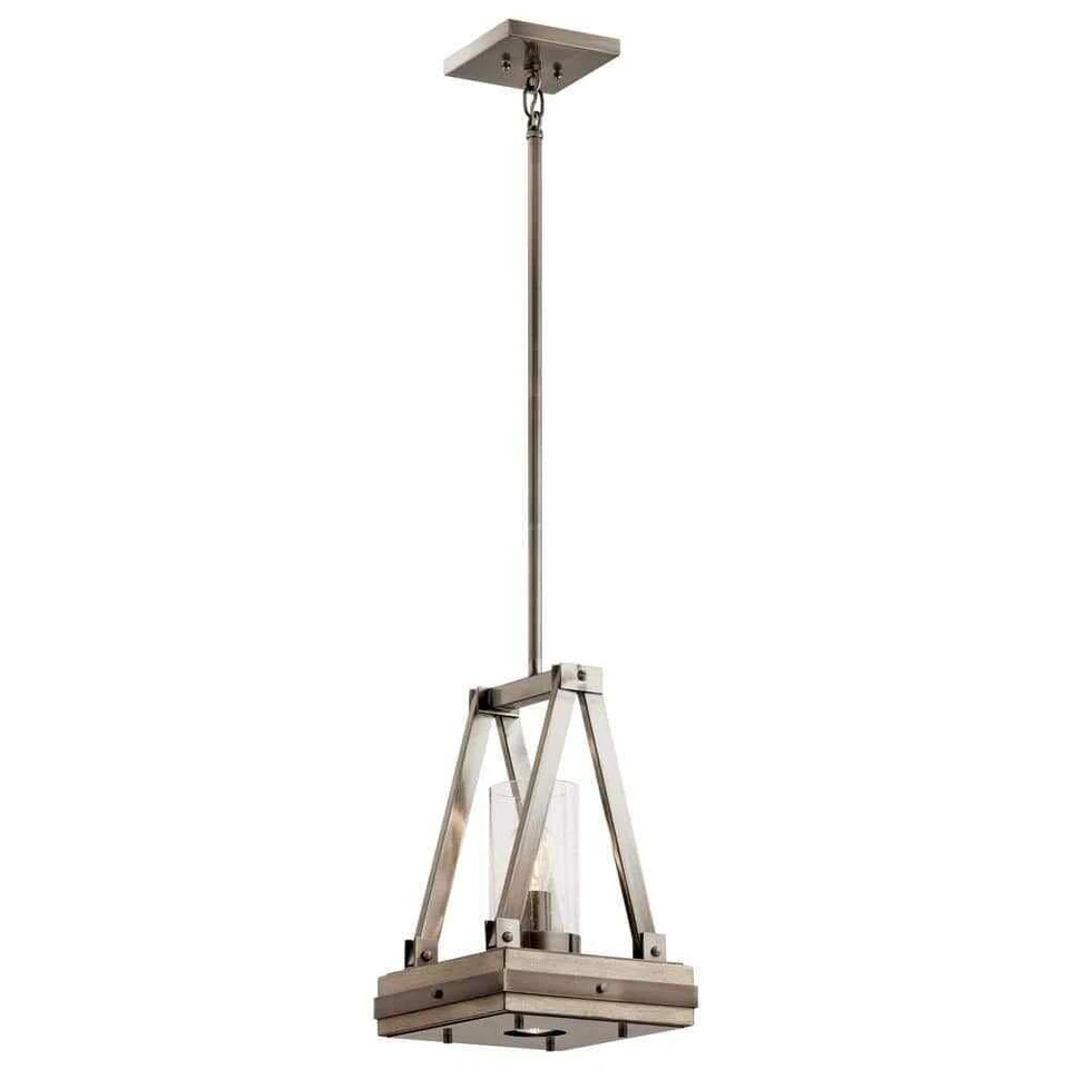 Kichler 43435CLP Colerne 1-light Pendant in Classic Pewter