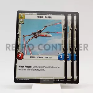 STAR WARS UNLIMITED SPARK OF REBELLION 241/252 U 3x Wing Leader - Picture 1 of 1