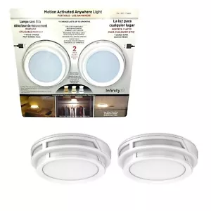 Motion Activated Portable Stairway Under Cabinet Night Lighting Recharable 2Pack - Picture 1 of 17