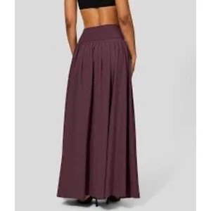 Halara Breezeful Ruffle 2-in-1 Quick Dry Flowy Hi-Low Maxi Skirt Size M Casual - Picture 1 of 4
