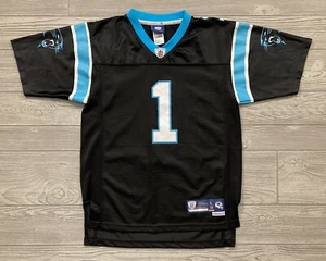 Reebok Carolina Panthers Cam Newton Stitched Jersey Youth Size Large Length +2 - Picture 1 of 19