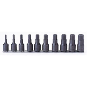 Koken Inhex Impact Socket Set On Rail 3/16"-3/4" 10 Piece AF SAE RS4012A/10L-60 - Picture 1 of 1