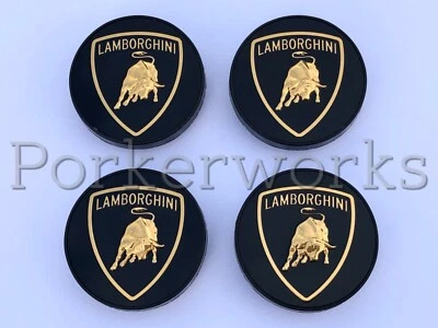 Genuine Lamborghini Aventador Gallardo Huracan Rim Wheel Center Caps 470601147 - Imagem 1 de 4